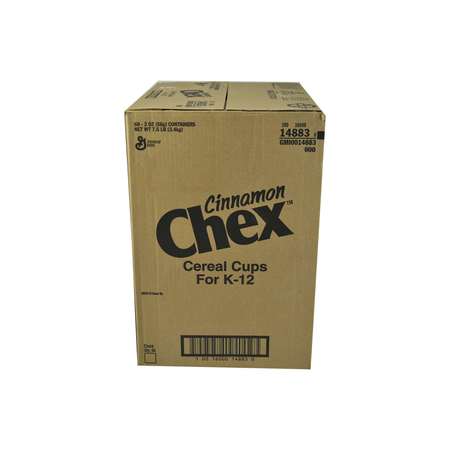 CHEX CEREAL Cinnamon Chex Cereal Single Serve K12 2 oz. Eq Grain, PK60 16000-14883